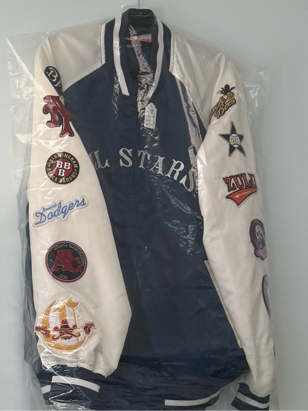 All Star Orange & Cream  or Blu & Cream Varsity Jacket